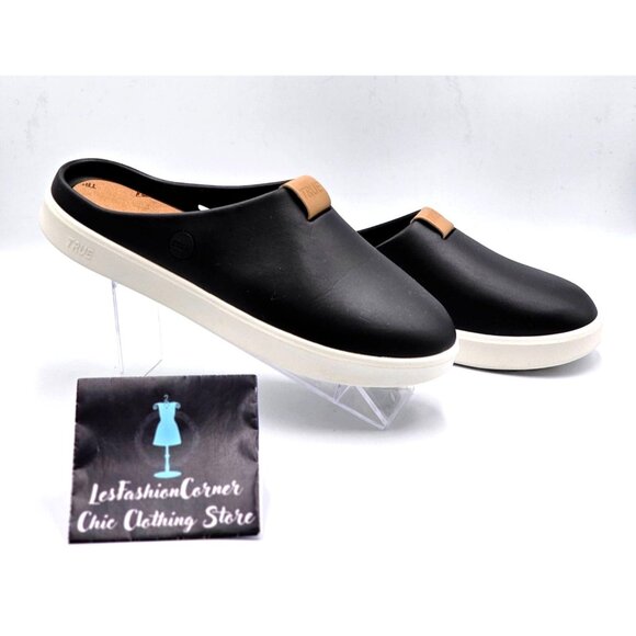 NWOB TRUE Linkswear Men Black FS-Slide-Men's Slides-Water Resistant Sz 10 2231 - Picture 5 of 16